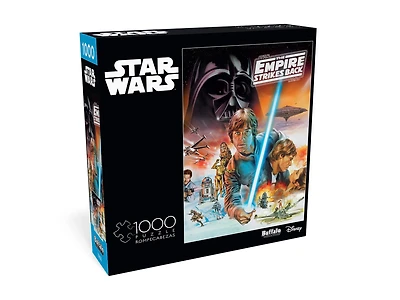 Buffalo Games Star Wars Imperial Forces vs. The Rebels 1000-Piece Interlocking Jigsaw Puzzle