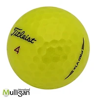 Mulligan - 48 balles de golf récupérées Titleist Pro V1x 2020 4A, Jaune