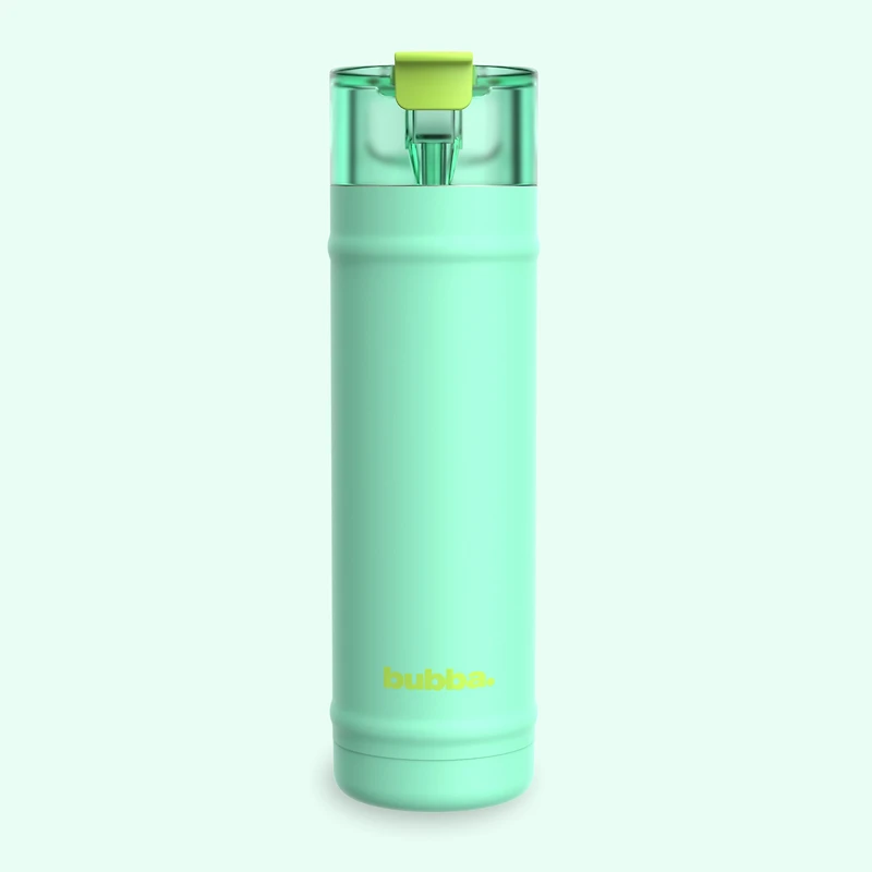 bubba Dualsip Water Bottle with Straw & 2-Way Lid, 24 oz (710 ml), Leakproof Stainless Steel Tumbler, Reusable, Dishwasher Safe, Lead & BPA-Free