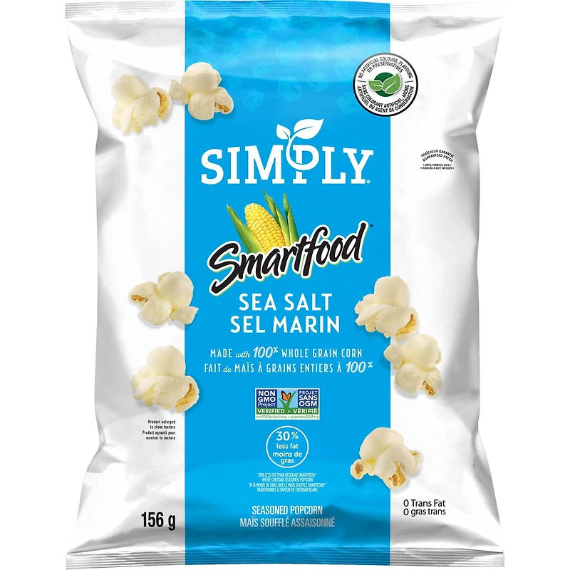 Discontinued Simply Smartfood Sea Salt Seasoned Popcorn