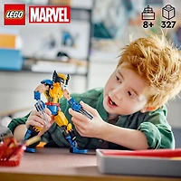 LEGO Marvel Wolverine Construction Figure 76257 Buildable Marvel Action Figure, Fully Jointed Marvel Collectible with 6 Claw Elements for Play and Display, X-Men Super Hero Gift for Kids Ages 8-12