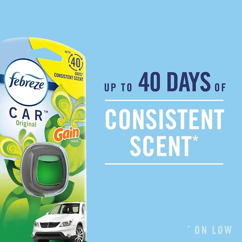 Febreze AUTO Air Freshener Vent Clip Old Spice Swagger Scent, Car Vent Clip