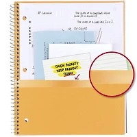 Five Star® 1 Subject 200pg Quad Notebook, Grey