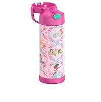 Thermos Kids Stainless Steel Vacuum Insulated Funtainer 16 Oz Water Bottle with Spout Lid, Princess, Back to School Supplies