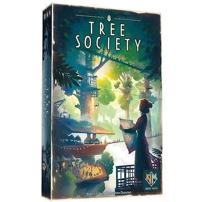 Asmodee - Next Move - Tree Society - Board Game for Family - Collaborative Strategy Game - For 2 to 4 Players - Ages 8 and up - English