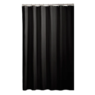 Doublure de rideau de douche en tissu de Mainstays noir