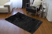 H-LUXE Hudson Faux Fur 3'X5' Rug