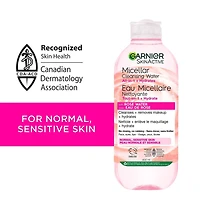 Garnier Micellar Water, Face Cleanser & Makeup Remover, with Rose Water and Glycerin
