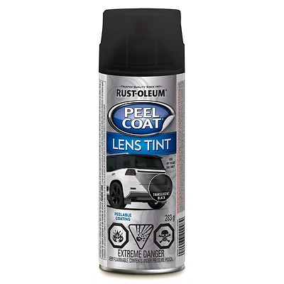 Rust-Oleum Peel Coat Black Lens Tint Spray Paint 283grams