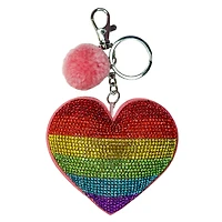 Way To Celebrate Rhinestone Heart Bag
