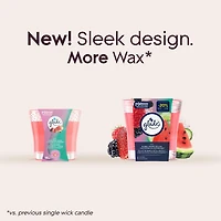 Glade® Scented Candle Air Freshener, Bubbly Berry Splash and Watermelon Refresher™