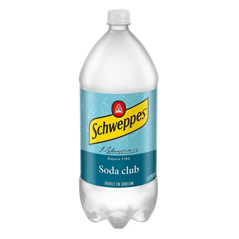 Schweppes Club Soda, 2L bottle