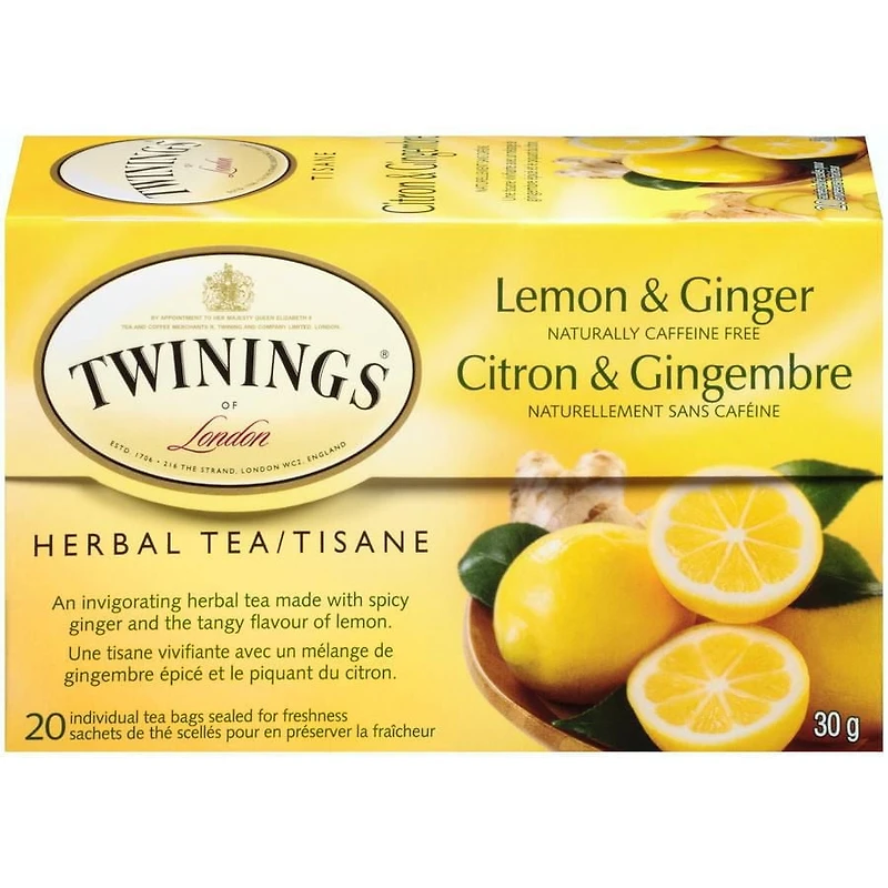 Twinings Lemon Ginger Herbal Tea