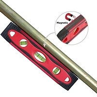 Swiss Tech 9" Aluminum Torpedo Level,3 Vials