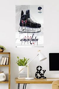 NHL Washington Capitals - Drip Skate 21 Wall Poster, 22.375" x 34"