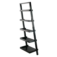 Winsome Bellamy  Leaning Shelf Black Finish