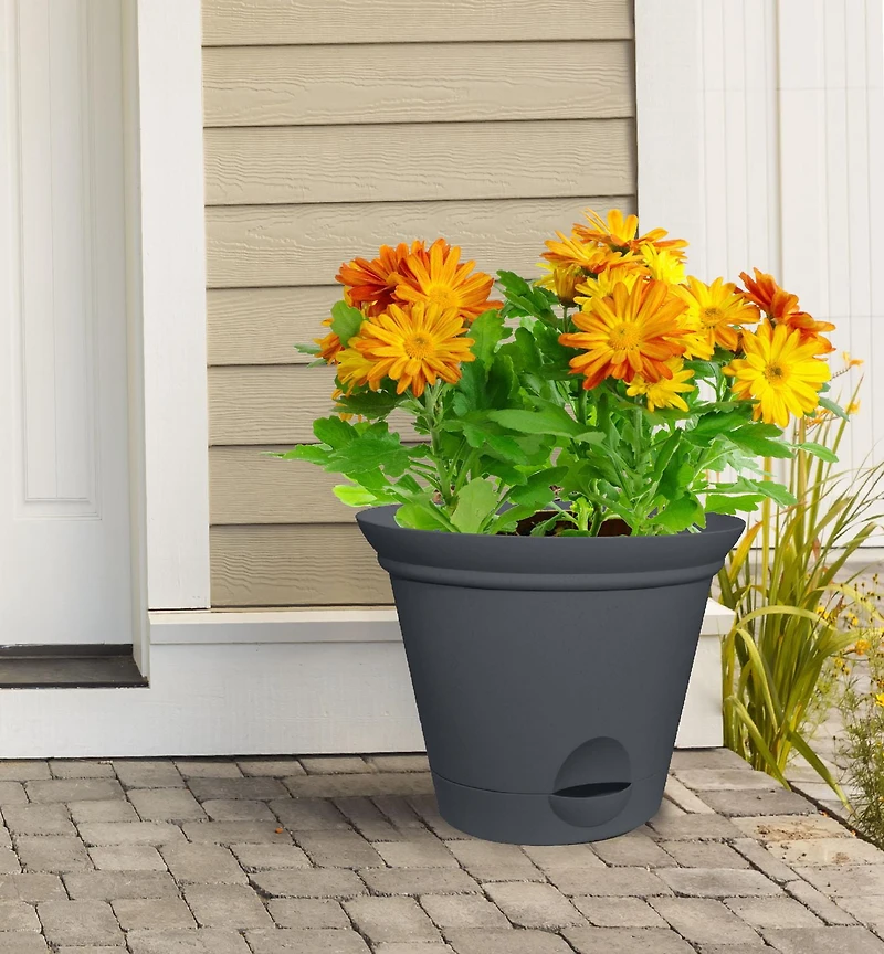 Misco 6.8IN FLARE SW Planter GREY