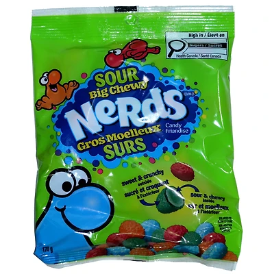 Bonbons Nerds Sure Gros crocquant et moelleux