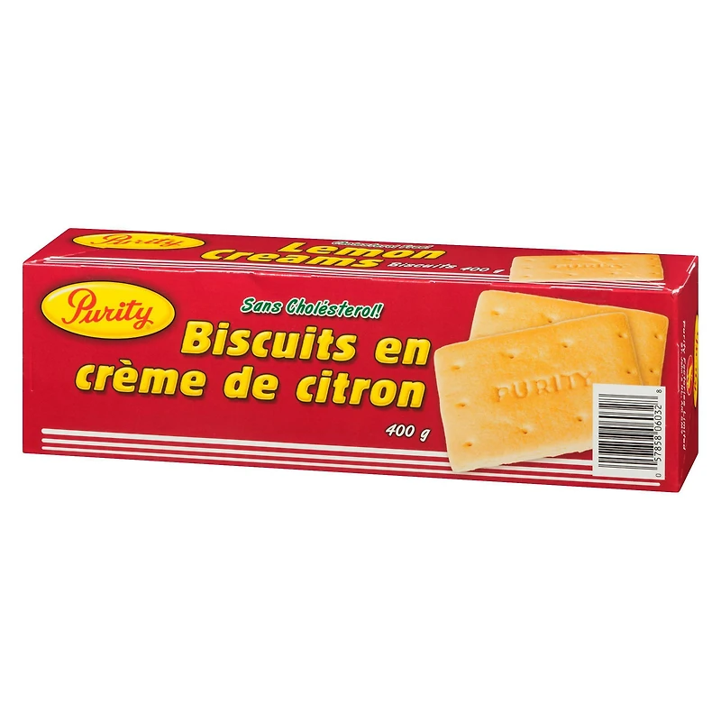Purity Lemon Creams Biscuits