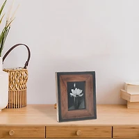 4X6 Black & Natural Finish Photo Frame