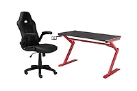 Lilly Gaming Set, Black/Red