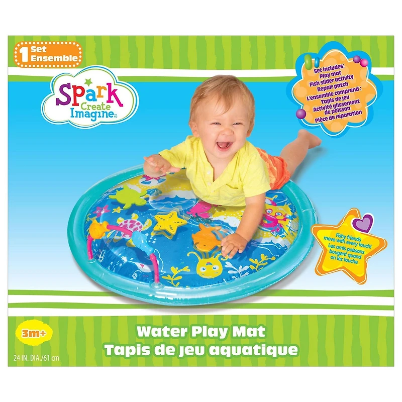 Spark Create Imagine Water Bubble Activity Center Ocean Waves Play Mat, Infant, 24"