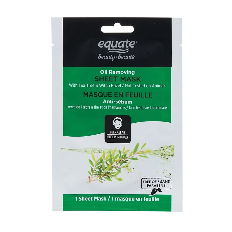 Equate Beauty Oli Removing Sheet Mask