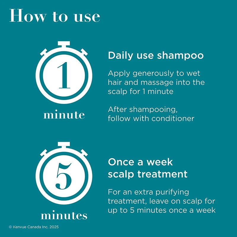 OGX ProGrowth + Peptide Clarifying Shampoo, Gentle Exfoliating Scalp Shampoo Supports Natural Hair Growth by Removing Scalp Build-Up, 1.5% Mandelic Acid