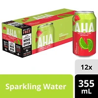 Aha Lime Watermelon Fridge Pack Cans, 355 mL, 12 Pack