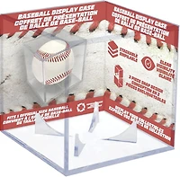 Boîte d'exposition pour balle de baseball - Claire et carrée - Pour exposer et préserver une seule balle de baseball