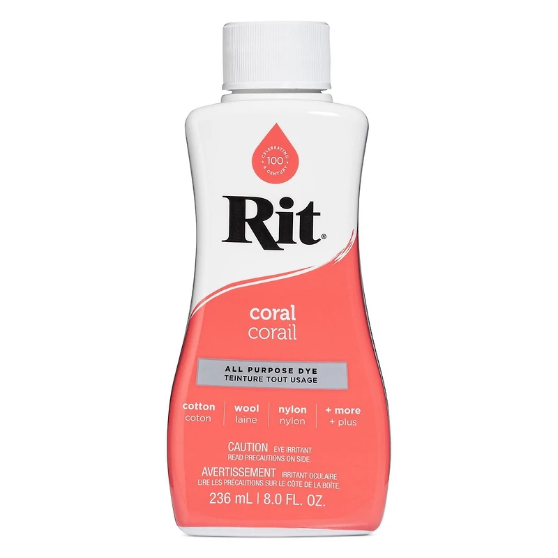 RIT All Purpose Liquid Dye, Pearl, 236 mL (8 oz)
