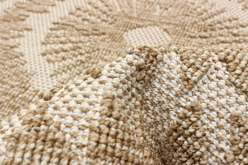 ECARPET Jute Style Area Rug for Bedroom, Living Room, Dining Room Manon Collection