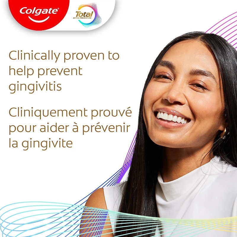 Colgate Total Active Prevention Gum Health Alcohol Free Mouthwash, Mint, 1L