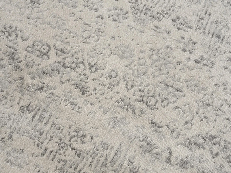 Tapis Branch Havana 2' x 9' (Taille exacte : 2'3" x 9') Tapis d'intérieur abstrait, beige gris, contemporain - Entrée, couloir, salle de bain et cuisine