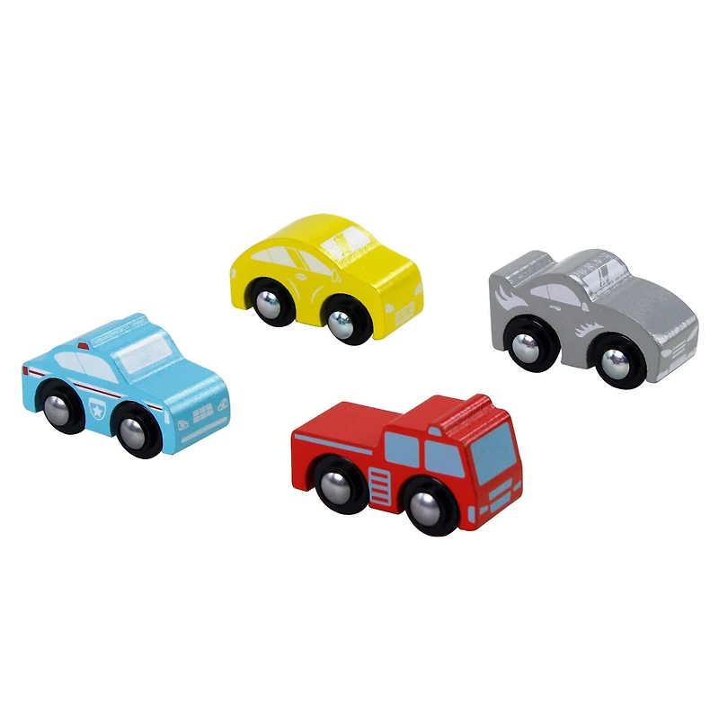 Spark Create Imagine Wood Play Cars for Preschool Children and Older