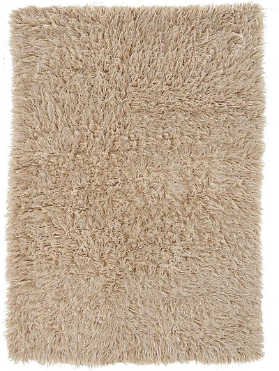 Tapis Nouveau Flokati 1400 gr de 5' x 8', Beige Mélangé