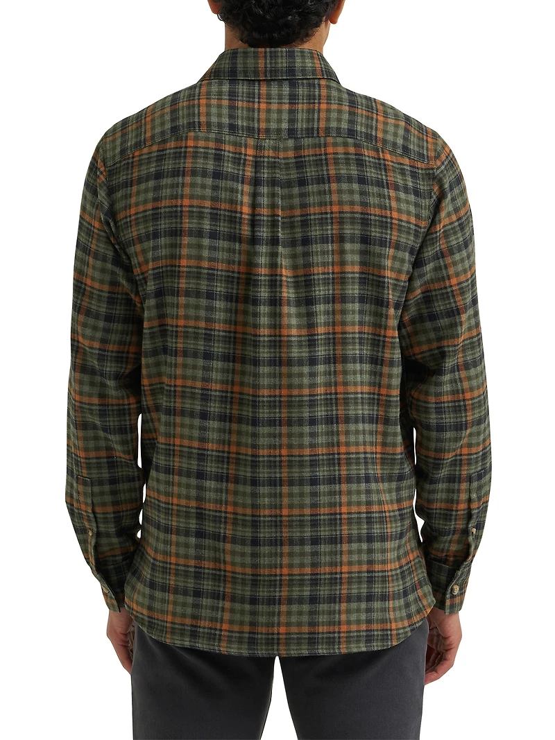 Wrangler® Men's Long Sleeve Plaid Shirt