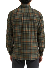 Wrangler® Men's Long Sleeve Plaid Shirt