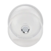 Better Homes & Gardens Acrylic Clear Texture Coupe Glass, Clear, 1-Count