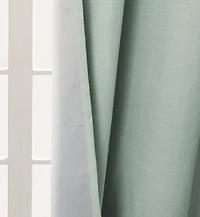 Faux Linen Single Window Panel