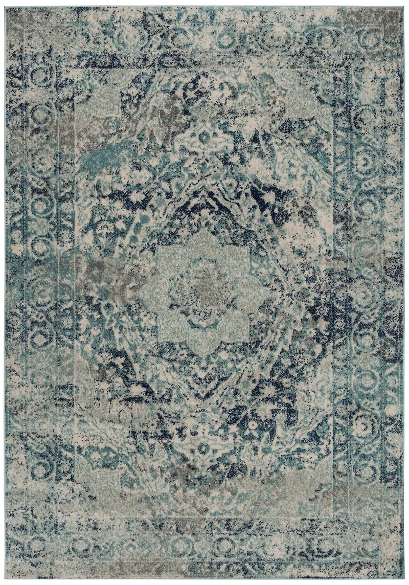SAFAVIEH Madison Willoughby Overdyed Floral Area Rug