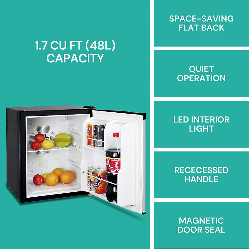 Koolatron 1.7 Cu.Ft Thermoelectric Heat Pipe Truck Fridge (48L)