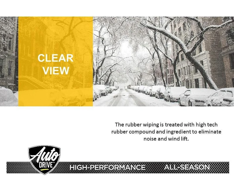 Balais d'essuie-glace Autodrive de premier choix profilé de 19 po
