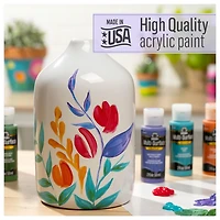 FolkArt Multi-Surface Satin Acrylic Paint, 2 fl. oz., Moon Yellow