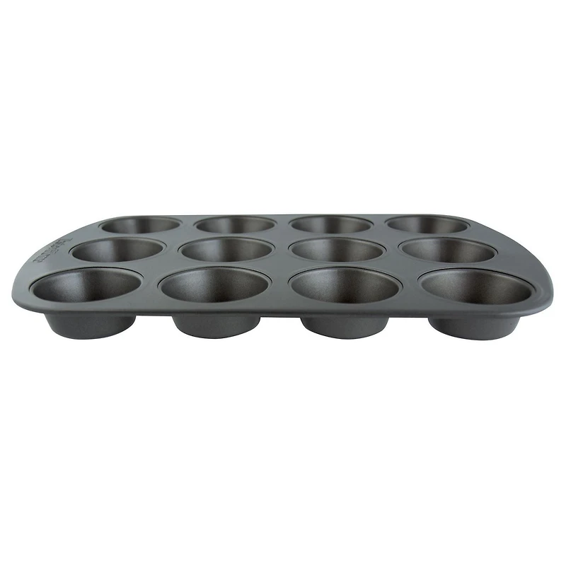 Taste of Home 3066 12 Cup Nonstick Metal Muffin Pan, 2 Pack