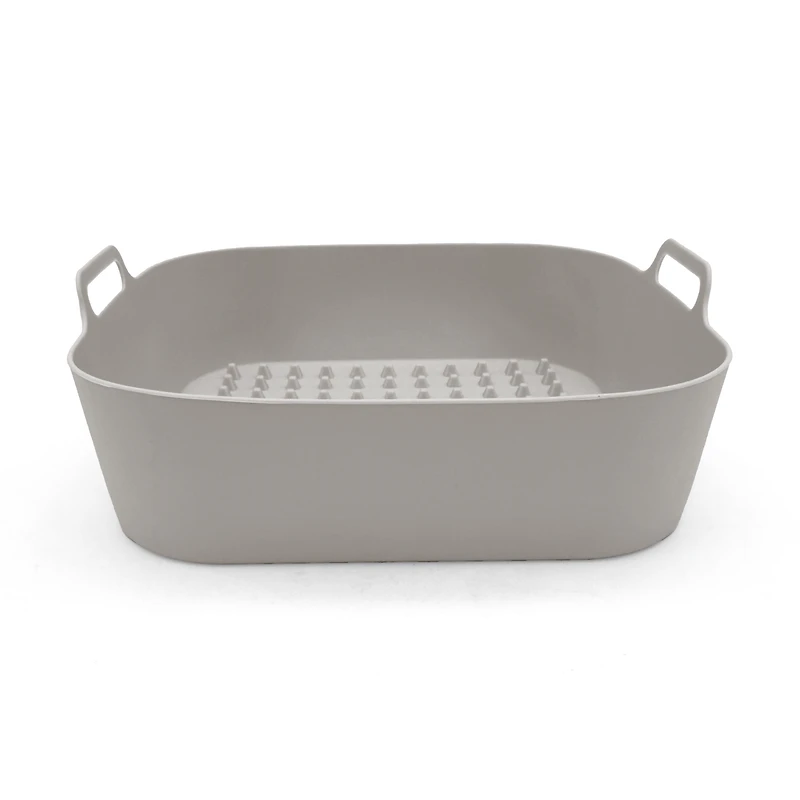Starfrit Silicone Air Fryer Basket, Rectangular, 1 Pack, BPA-Free, Reusable, Fits 3–8 QT, Heat Resistant, Non-Stick