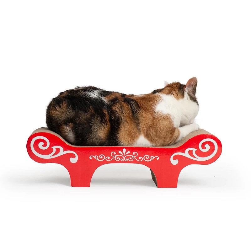 Catit Style Cat Scratcher Bench with Catnip, Urban Motif