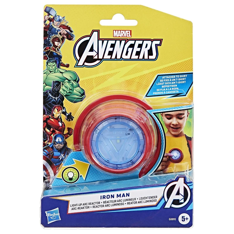Marvel Avengers, Réacteur Arc lumineux Iron Man, jouet de déguisement électronique