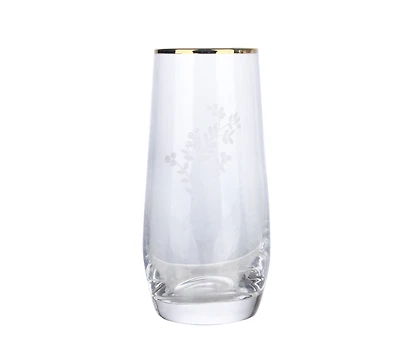 Holiday Time WW Berry Stemless Champagne Glass, 11oz, 1piece