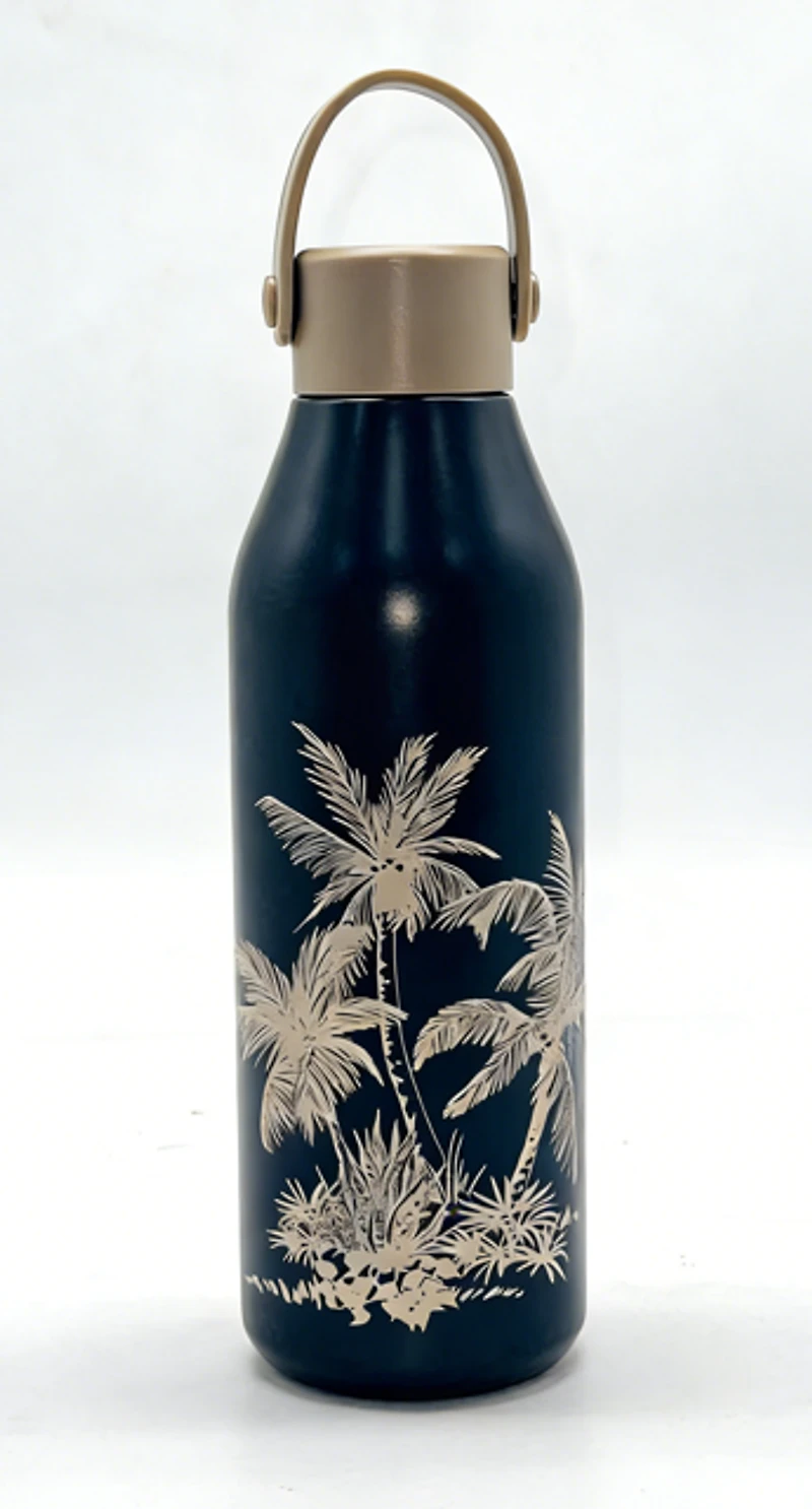 17OZ SS BOTTLE BLACK PALM